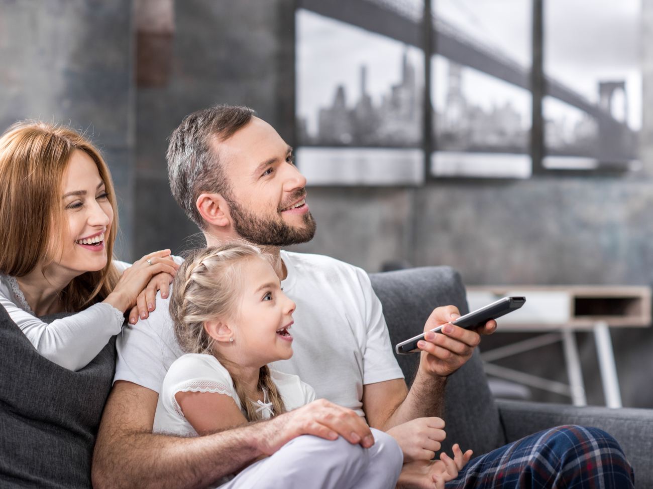 Tenants move in with TV already on